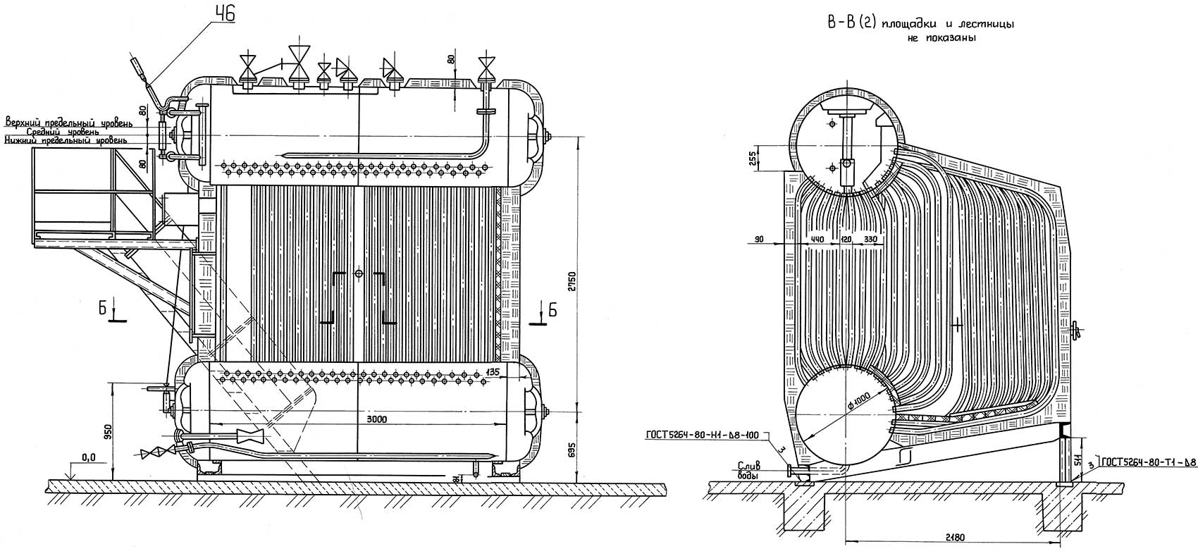Чертеж котла де. Паровой котел де-10-14гм чертеж. Паровой котел де 6.5-14 ГМ чертеж. Котел де 6 5 14гм чертеж.